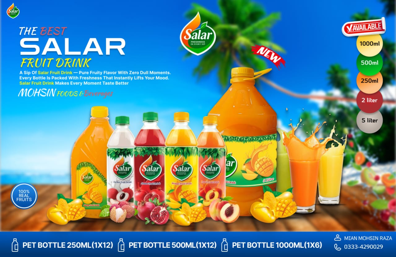 Salar Fruit Drink full lineup